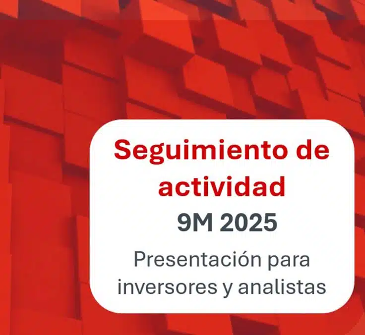 Presentacion analistas e inversores 9M